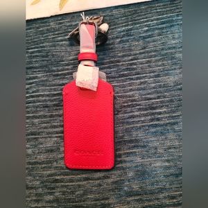 COACH Luggage tag/bag charm